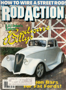 ROD ACTION 1989 FEB - WIRING,RODWARE '33 WILLYS,GIBBON's FAT FORD IFS